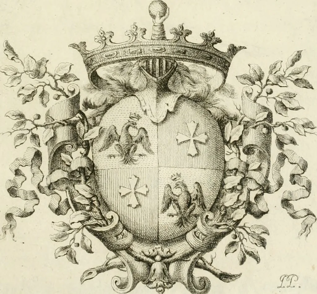 An illustration from Memorie della zecca fermana, 1782, leaf 4