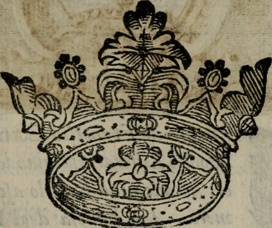 An illustration from Memorie, imprese, e ritratti de' signori Accademici Gelati de Bologna, 1672, leaf 190