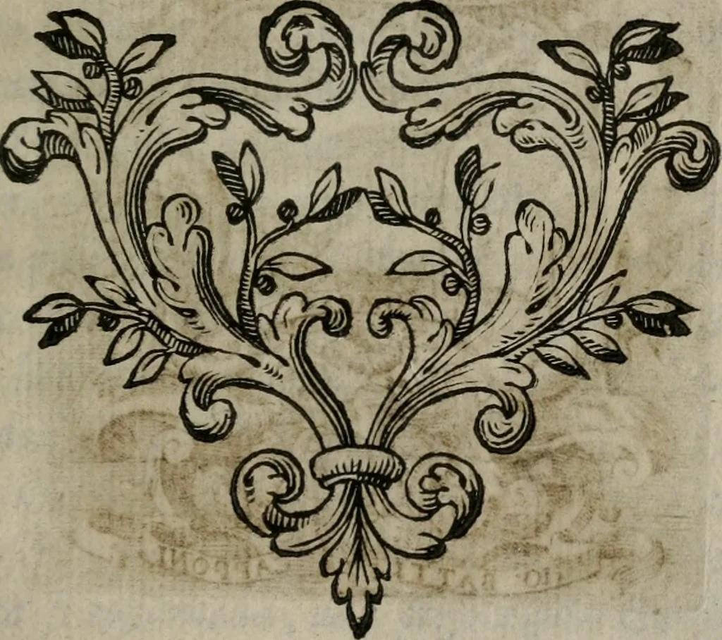 An illustration from Memorie, imprese, e ritratti de' signori Accademici Gelati de Bologna, 1672, leaf 284