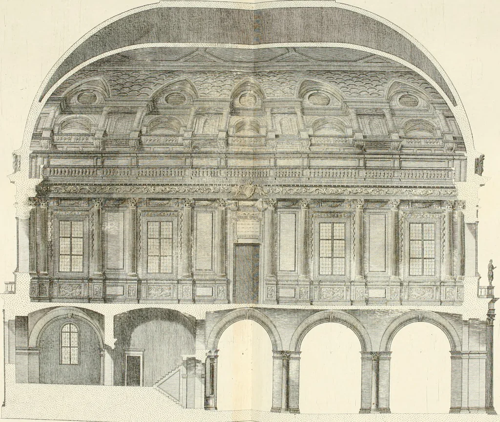 An illustration from Memorie intorno alle pubbliche fabbriche piu insigni della città di Brescia, 1778, leaf 187