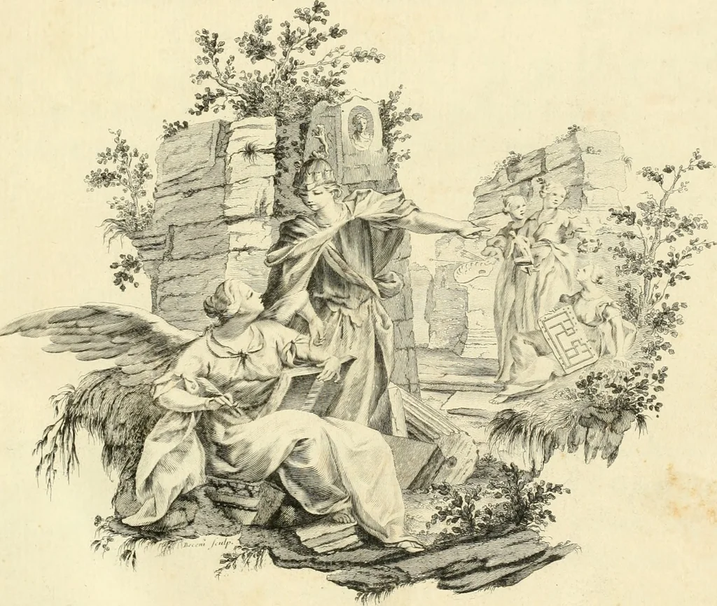 An illustration from Memorie intorno alle pubbliche fabbriche piu insigni della città di Brescia, 1778, leaf 4