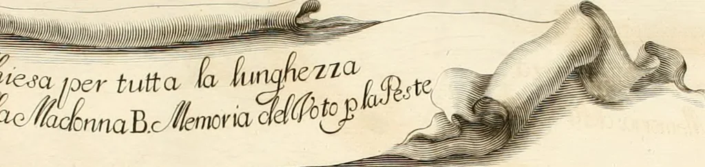 An illustration from Memorie istoriche della miracolosa immagine di Maria Vergine dell' Impruneta, 1714, leaf 52