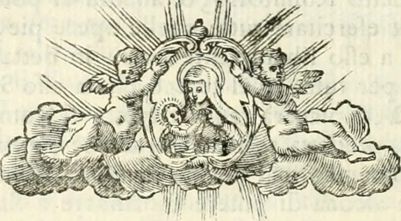 An illustration from Memorie istoriche della miracolosa immagine di Maria Vergine dell' Impruneta, 1714, leaf 543