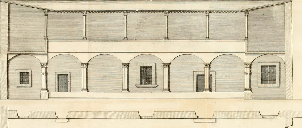 An illustration from Memorie istoriche della miracolosa immagine di Maria Vergine dell' Impruneta, 1714, leaf 68