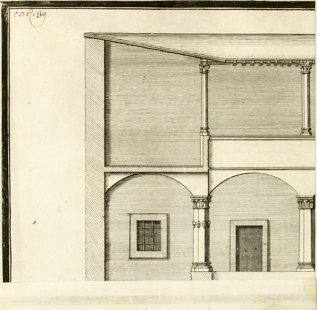 An illustration from Memorie istoriche della miracolosa immagine di Maria Vergine dell' Impruneta, 1714, leaf 69