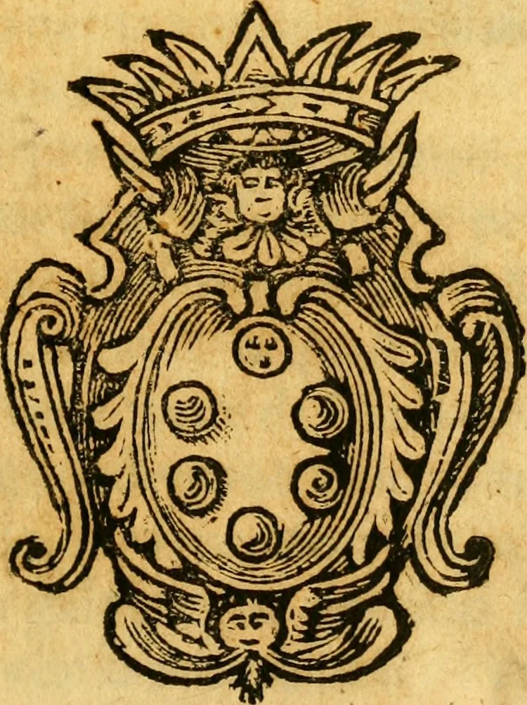 An illustration from Memorie istoriche della citta di Pisa, 1682, leaf 6