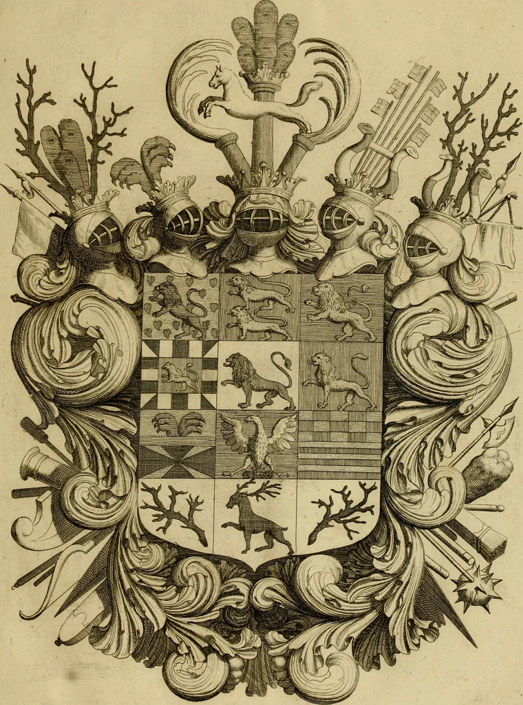 An illustration from Memorie istoriografiche delli regni della Morea e Negroponte e luoghi adiacenti, 1686, leaf 12
