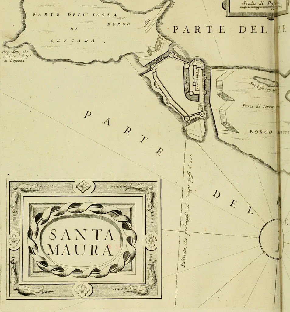 An illustration from Memorie istoriografiche delli regni della Morea e Negroponte e luoghi adiacenti, 1686, leaf 125