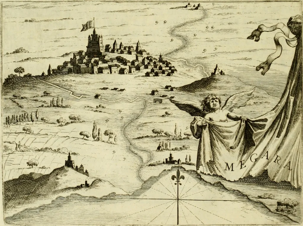 An illustration from Memorie istoriografiche delli regni della Morea e Negroponte e luoghi adiacenti, 1686, leaf 155