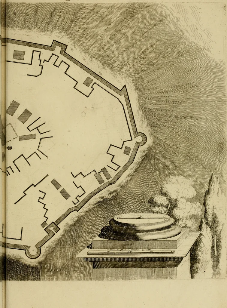 An illustration from Memorie istoriografiche delli regni della Morea e Negroponte e luoghi adiacenti, 1686, leaf 78