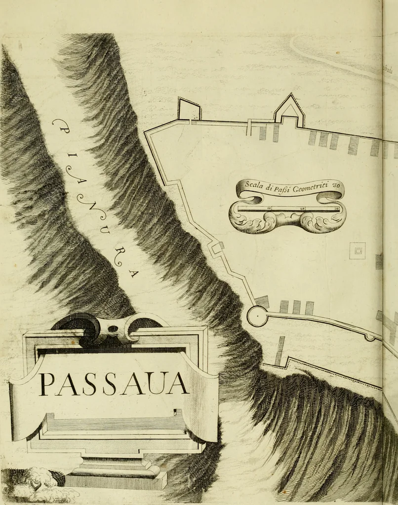 An illustration from Memorie istoriografiche delli regni della Morea e Negroponte e luoghi adiacenti, 1686, leaf 85