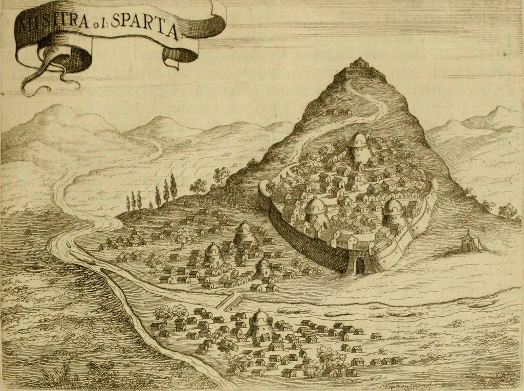 An illustration from Memorie istoriografiche delli regni della Morea e Negroponte e luoghi adiacenti, 1686, leaf 88