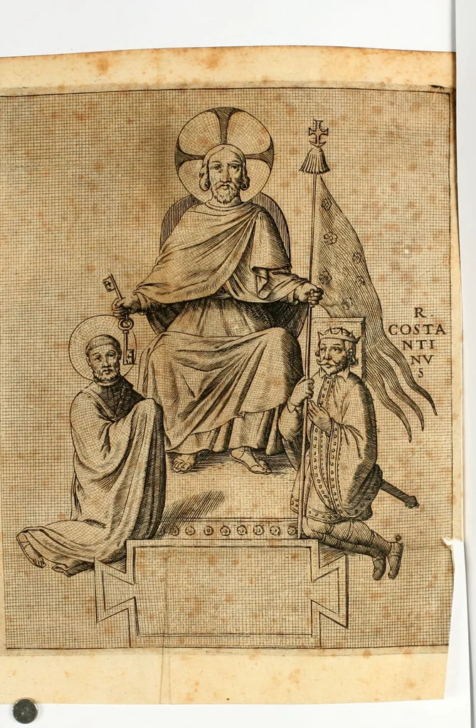 An illustration from Memorie sacre delle sette chiese di Roma e di altri luoghi, che si trouano per le strade di esse ..., 1630, leaf 576