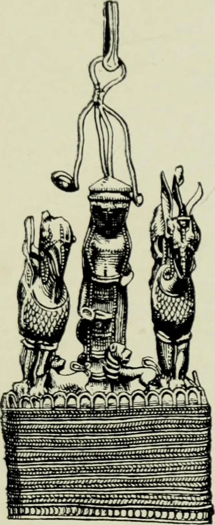 An illustration from Memories of an old collector, 1898, leaf 128