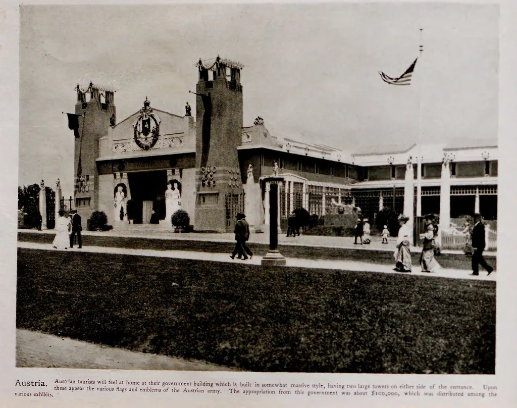 An illustration from Memories of the world's greatest exposition, St. Louis, 1904, 1904, leaf 34