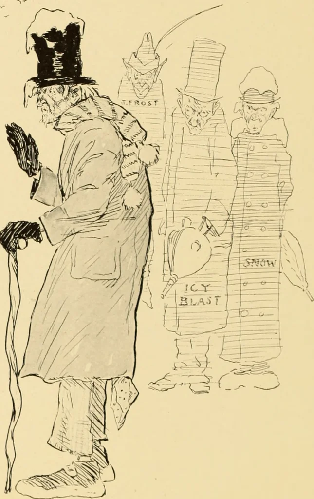 An illustration from Men, women and mirth ..., 1909, leaf 101