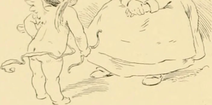 An illustration from Men, women and mirth ..., 1909, leaf 105