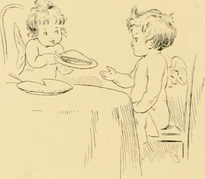 An illustration from Men, women and mirth ..., 1909, leaf 105