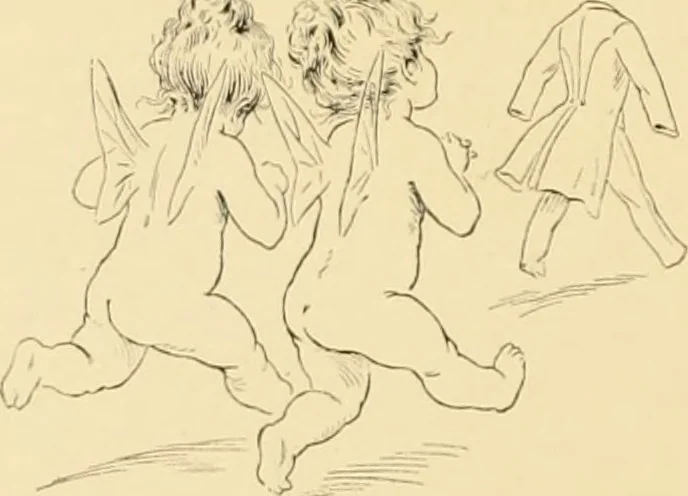 An illustration from Men, women and mirth ..., 1909, leaf 105