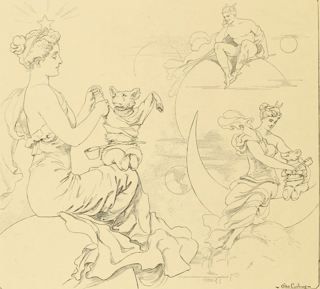 An illustration from Men, women and mirth ..., 1909, leaf 109