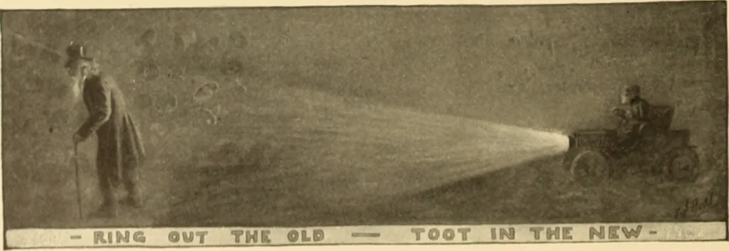 An illustration from Men, women and mirth ..., 1909, leaf 109