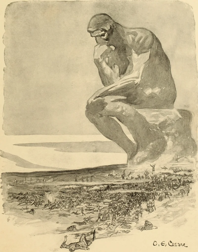 An illustration from Men, women and mirth ..., 1909, leaf 112