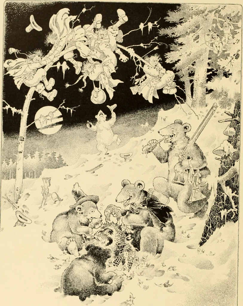 An illustration from Men, women and mirth ..., 1909, leaf 121