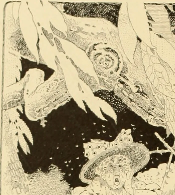 An illustration from Men, women and mirth ..., 1909, leaf 15