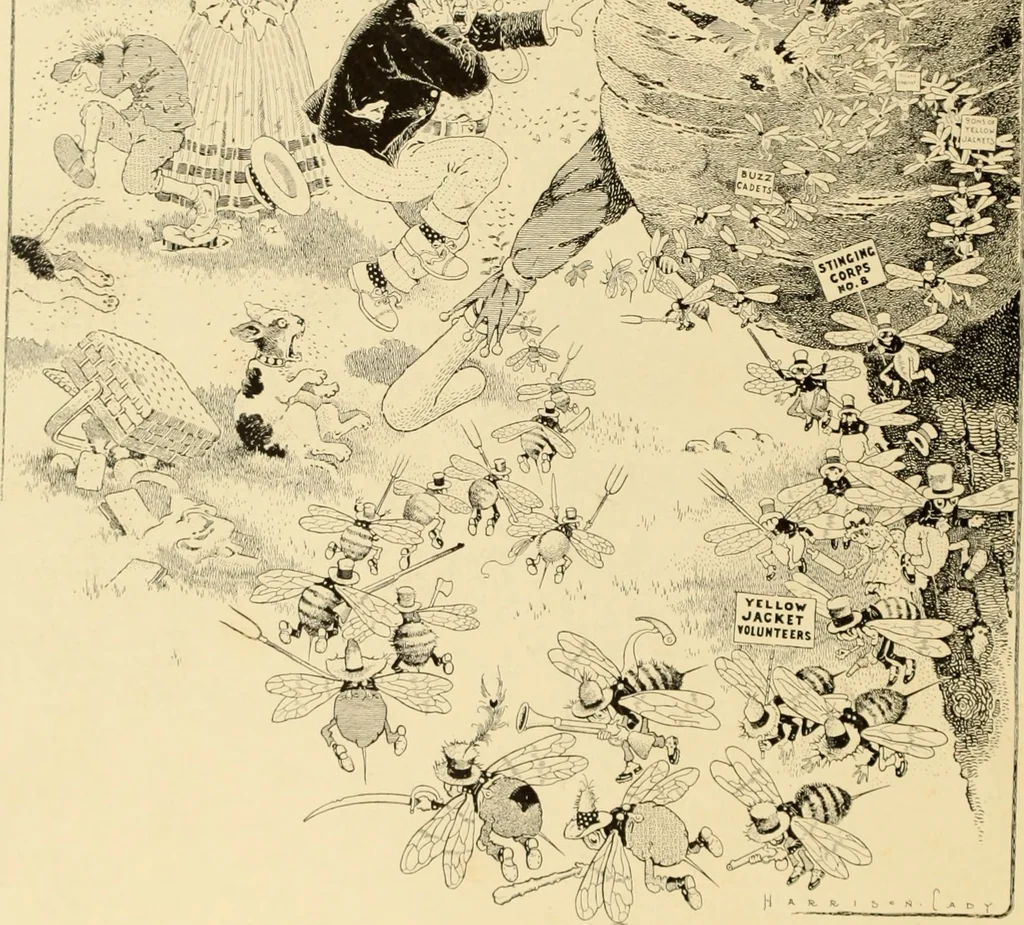 An illustration from Men, women and mirth ..., 1909, leaf 15