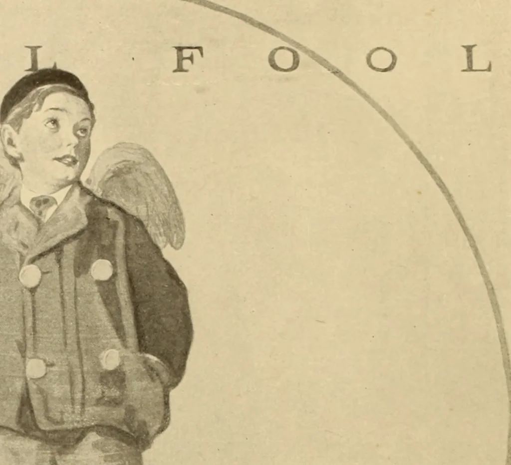 An illustration from Men, women and mirth ..., 1909, leaf 33