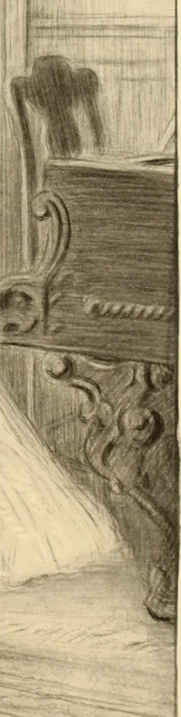 An illustration from Men, women and mirth ..., 1909, leaf 42