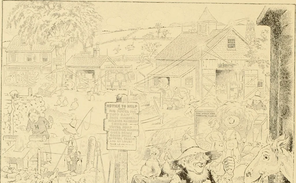 An illustration from Men, women and mirth ..., 1909, leaf 43