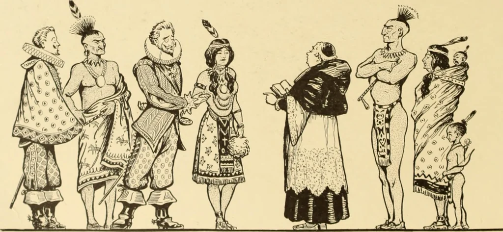 An illustration from Men, women and mirth ..., 1909, leaf 49