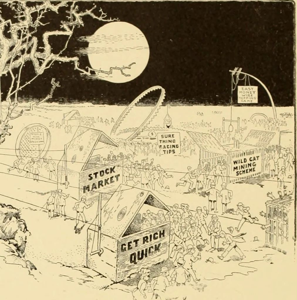 An illustration from Men, women and mirth ..., 1909, leaf 53