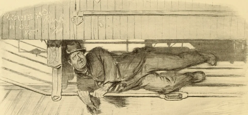 An illustration from Men, women and mirth ..., 1909, leaf 53