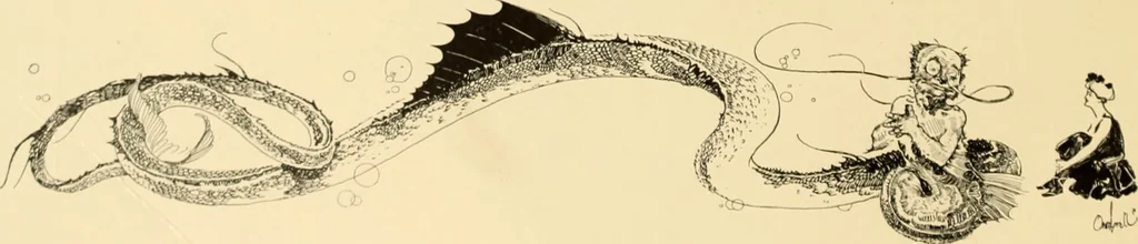 An illustration from Men, women and mirth ..., 1909, leaf 55
