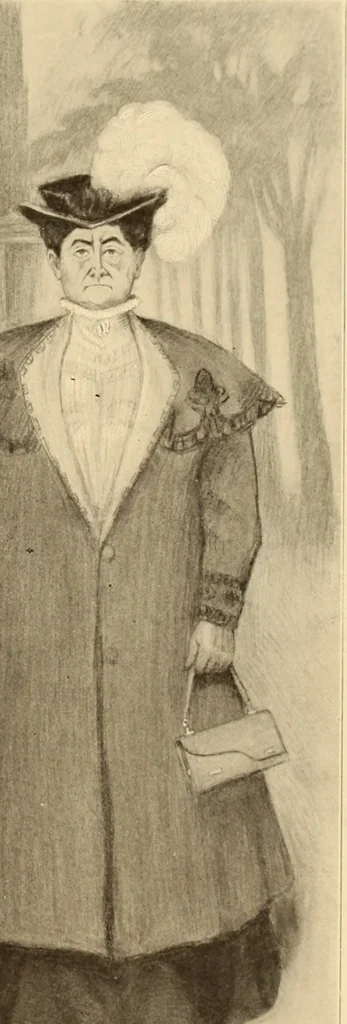 An illustration from Men, women and mirth ..., 1909, leaf 62