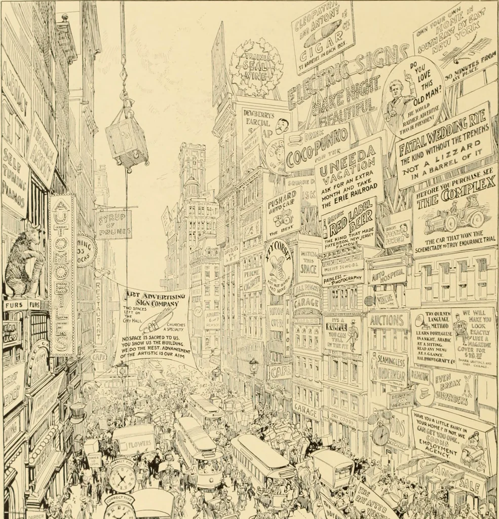 An illustration from Men, women and mirth ..., 1909, leaf 75