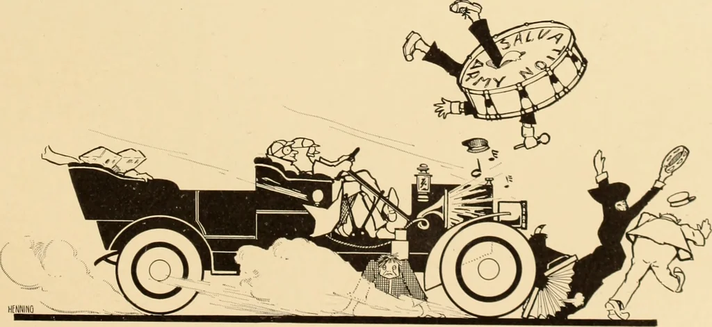 An illustration from Men, women and mirth ..., 1909, leaf 76