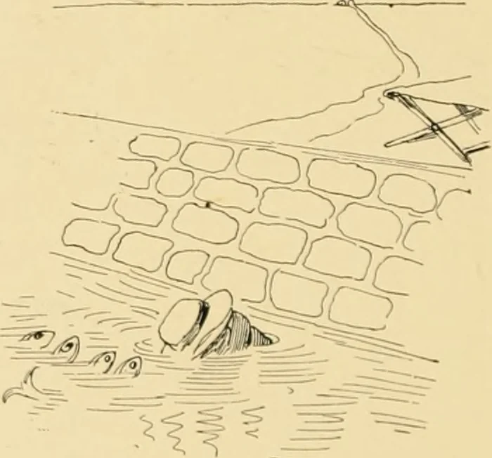 An illustration from Men, women and mirth ..., 1909, leaf 91