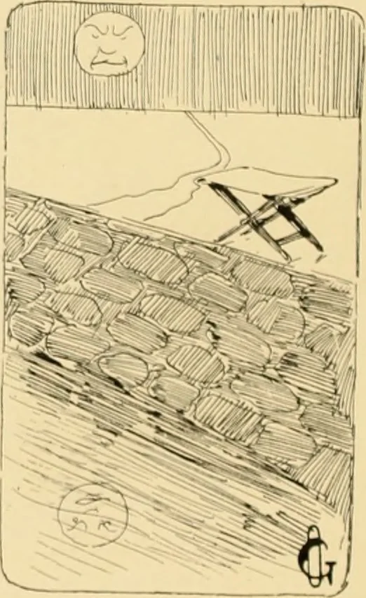 An illustration from Men, women and mirth ..., 1909, leaf 91