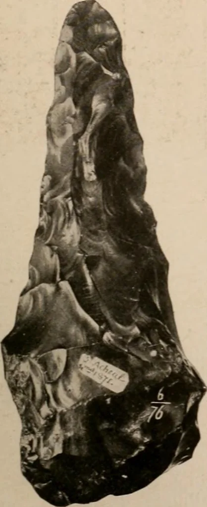 An illustration from Men of the old stone age : their environment, life and art, 1916, leaf 156