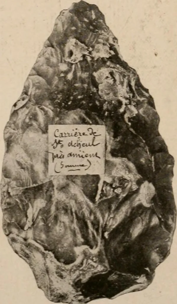 An illustration from Men of the old stone age : their environment, life and art, 1916, leaf 156