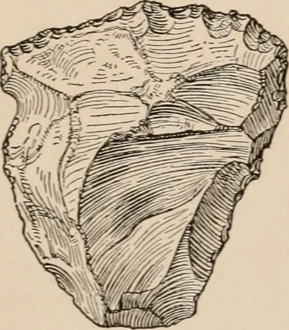An illustration from Men of the old stone age : their environment, life and art, 1916, leaf 164