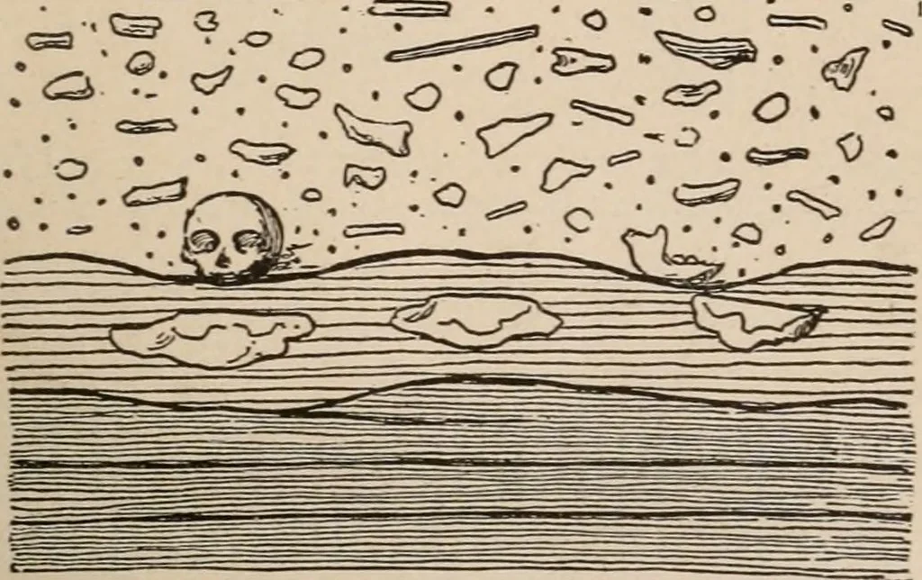 An illustration from Men of the old stone age : their environment, life and art, 1916, leaf 168
