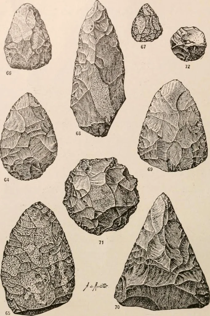 An illustration from Men of the old stone age : their environment, life and art, 1916, leaf 213