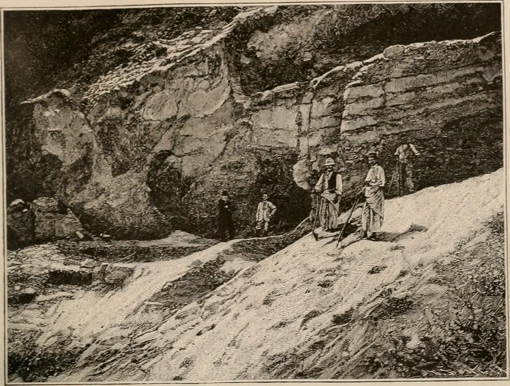 An illustration from Men of the old stone age : their environment, life and art, 1916, leaf 216