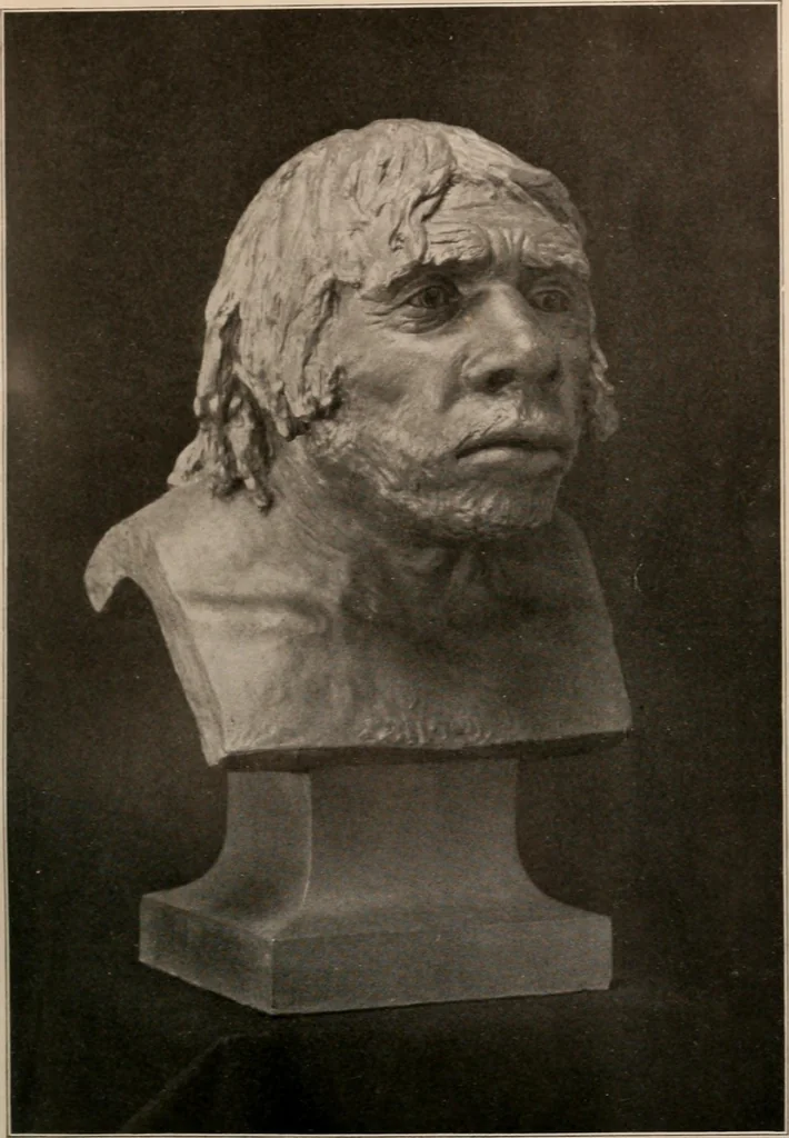 An illustration from Men of the old stone age : their environment, life and art, 1916, leaf 238