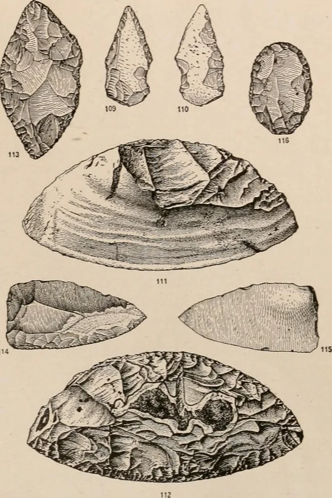 An illustration from Men of the old stone age : their environment, life and art, 1916, leaf 286