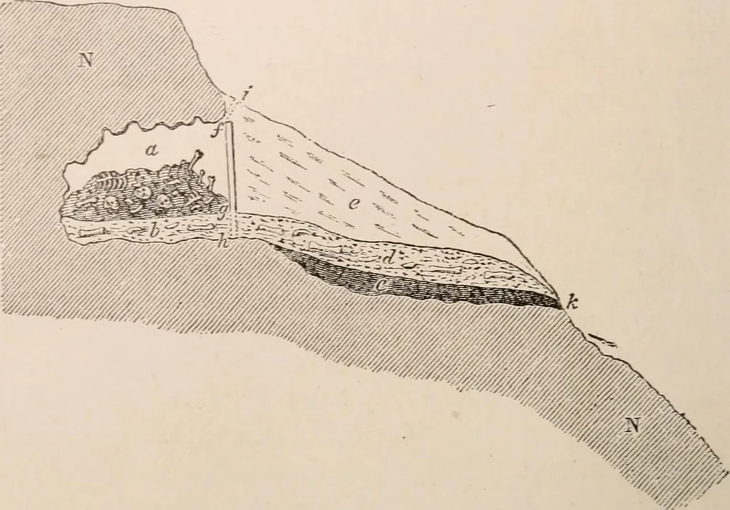 An illustration from Men of the old stone age : their environment, life and art, 1916, leaf 321